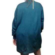 Load image into Gallery viewer, Green Wool Blend W Letterman Cardigan/Dress
