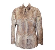 Load image into Gallery viewer, 1970s Vintage Rabbit Fur Jacket Size M
