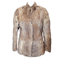 Load image into Gallery viewer, 1970s Vintage Rabbit Fur Jacket Size M
