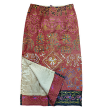 Load image into Gallery viewer, 1990s Vintage Dona Jean Embroidered Midi Skirt Size S
