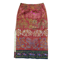 Load image into Gallery viewer, 1990s Vintage Dona Jean Embroidered Midi Skirt Size S
