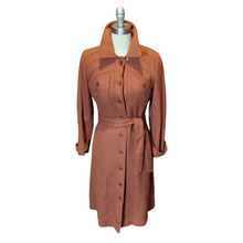 Load image into Gallery viewer, 1970s Wool Pin Tuck Dress Coat
