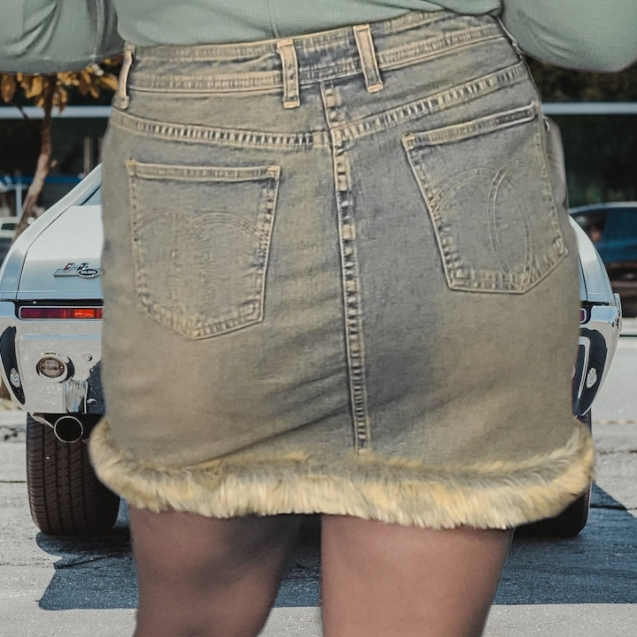 80s denim shops skirts