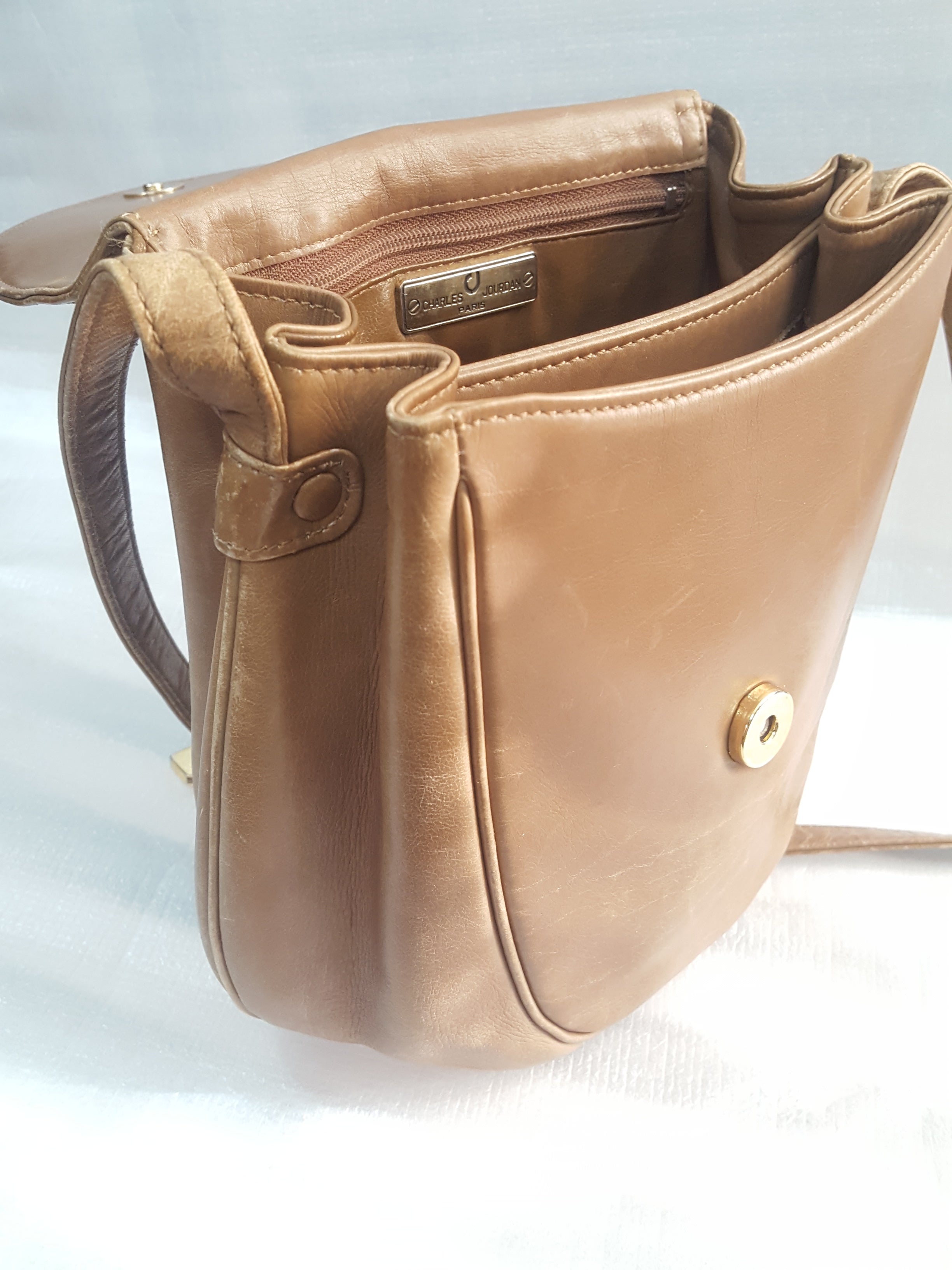 Charles Jourdan factory Leather Handbag